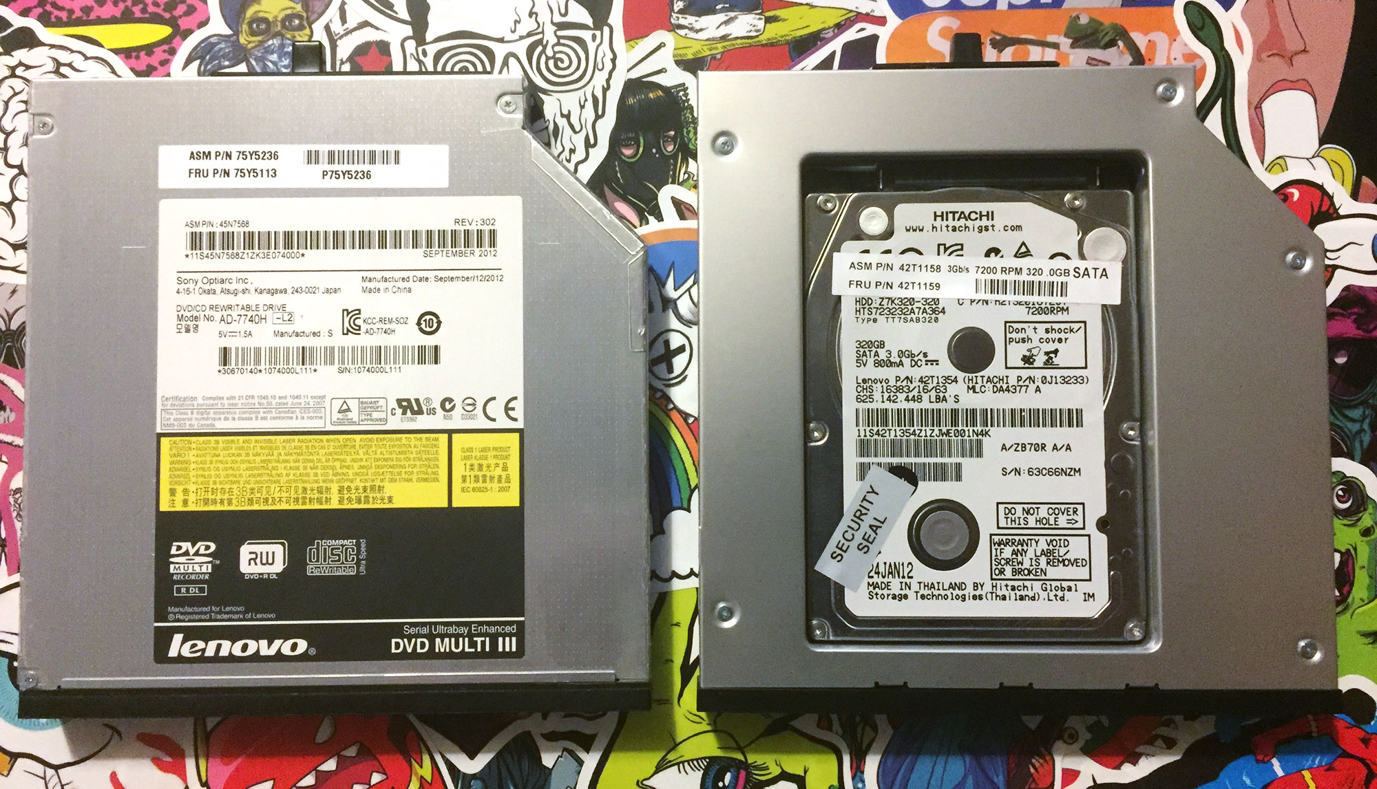 ThinkPad DVDRW & HDD Caddy