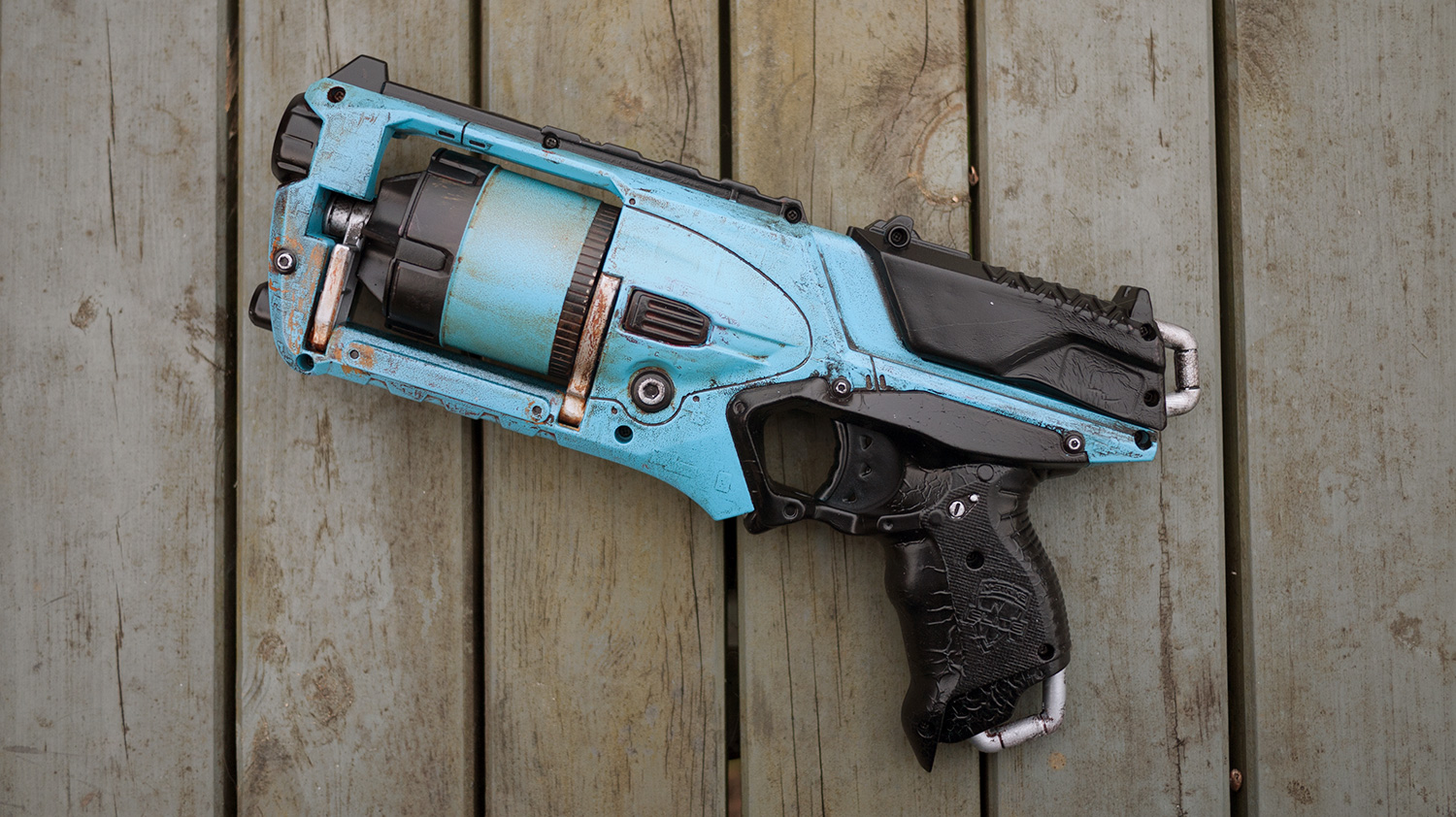 Custom painted Nerf Strongarm.